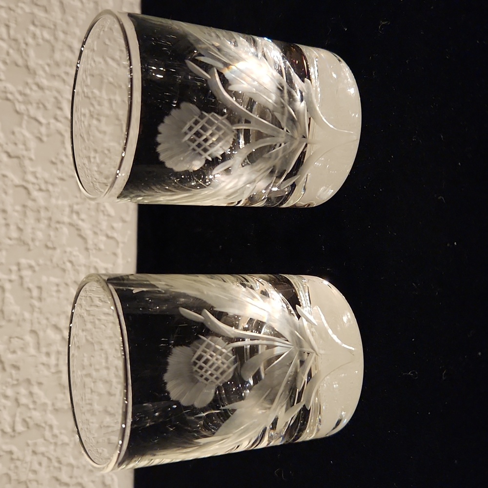 Crystal Shot Glasses Set
